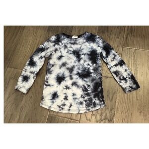 Cotton On Kids Tie Dye Long Sleeve Top‎ Size 6 Black White Trendy